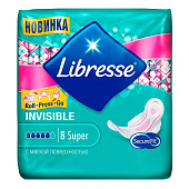 Гигиенические прокладки Либресс Инвизибл Клип Супер Софт 8шт Гигиенические прокладки Либресс Инвизибл Клип Супер Софт 8шт