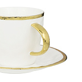 Набор чайный Millimi Романс 2 предмета 250мл фарфор, белый 802-509 Набор чайный Millimi Романс 2 предмета 250мл фарфор, белый 802-509