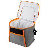104569 Термосумка PC2207, 12л, 26x20x24см, цвет: серо-оранжевый 104569 Термосумка PC2207, 12л, 26x20x24см, цвет: серо-оранжевый