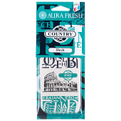 Ароматизатор подвесной картон AURA FRESH COUNTRY Deck Ароматизатор подвесной картон AURA FRESH COUNTRY Deck