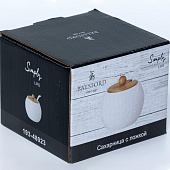 Сахарница SIMPLY LIFE РОЗА с ложкой 250мл 193-48023 Сахарница SIMPLY LIFE РОЗА с ложкой 250мл 193-48023