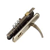 Замок врезной с ручкой 0203 AB бронза АЛЛЮР Замок врезной с ручкой 0203 AB бронза АЛЛЮР