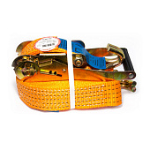 Ремень креп.с нат.устр. и крюк.50мм х10м полиэст (4/8 т) Ремень креп.с нат.устр. и крюк.50мм х10м полиэст (4/8 т)