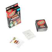  Игра настольная УМНЫЕ ИГРЫ Карточная игра Куб мемов UNO минута 92х130х22мм, 405175 