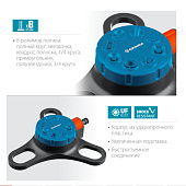 Стационарный распылитель, на подставке PROLine GRINDA RF-3 429301 Стационарный распылитель, на подставке PROLine GRINDA RF-3 429301