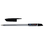  Ручка шариковая Linc Corona Plus черная 0,7 мм, прозрачный корпус, 3002N/black 