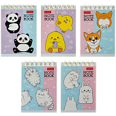 Блокнот А7 40л, Пушистые хвостики, нелинованный, 40Б7Вгр Блокнот А7 40л, Пушистые хвостики, нелинованный, 40Б7Вгр