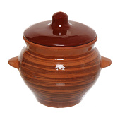 Горшок для жаркого 0,5л "Полосы" 302-0206 Горшок для жаркого 0,5л "Полосы" 302-0206