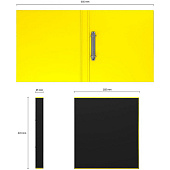 Папка A4 на 2-х кольцах 35 мм ErichKrause Accent, желтая, 51081 Папка A4 на 2-х кольцах 35 мм ErichKrause Accent, желтая, 51081