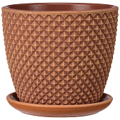 Горшок Грань №3. 2,2л, терракота бутон Горшок Грань №3. 2,2л, терракота бутон