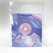 Набор 3D стикеров для телефона Unicorn's vibe, 3 шт., 16594 Набор 3D стикеров для телефона Unicorn's vibe, 3 шт., 16594