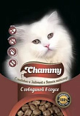 Влажный корм Chammy для кошек Говядина в соусе 85 гр