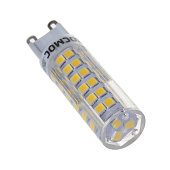  Лампа светодиодная G9 КОСМОС LED 7Вт 220В 3000K, керамика + пластик /1//100/ 
