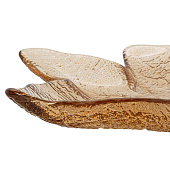 Блюдо Autumn forest 22х23 см, янтарное, Кленовый лист ANLAF-5758-AU25 Блюдо Autumn forest 22х23 см, янтарное, Кленовый лист ANLAF-5758-AU25