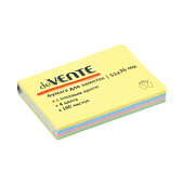 Блок для записей 76х51 100л deVENTE клей 4 пастельных цвета (12/144) /2010717/ Блок для записей 76х51 100л deVENTE клей 4 пастельных цвета (12/144) /2010717/