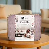 Плед CL HOME "COLETTA" велсофт двуспальный 180х200 в атласной ленте , 180/007-COL/LA Плед CL HOME "COLETTA" велсофт двуспальный 180х200 в атласной ленте , 180/007-COL/LA
