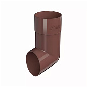 Слив трубы ПВХ D125/82 коричневый /Технониколь Слив трубы ПВХ D125/82 коричневый /Технониколь