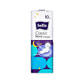 Гигиенические прокладки Bella Nova Maxi basic 10шт с покрытием сеточк Арт.BE-012-MW10-E11 Гигиенические прокладки Bella Nova Maxi basic 10шт с покрытием сеточк Арт.BE-012-MW10-E11