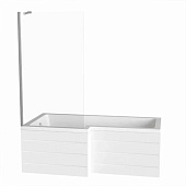 Шторка для ванны SCREEN BS-80-C-CH Bas 80х140 (неподвижная) стекло 4мм Шторка для ванны SCREEN BS-80-C-CH Bas 80х140 (неподвижная) стекло 4мм