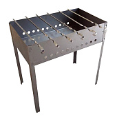 Мангал Дачный 400х350х140 мм на 6 шампуров Мангал Дачный 400х350х140 мм на 6 шампуров