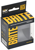 Подсветка LED для ступеней встраиваем BRITE 1Вт графит (70,8х70,8) /IEK