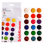  Краски акварельные 18цв. ErichKrause Basic, картон с европодвесом, 58624 
