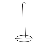 Подставка под бумажные полотенца Доляна 28х13х13 цвет чёрный 9464195 Подставка под бумажные полотенца Доляна 28х13х13 цвет чёрный 9464195