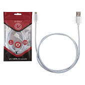 Кабель Energy ET-01 USB/MicroUSB, серебро Кабель Energy ET-01 USB/MicroUSB, серебро