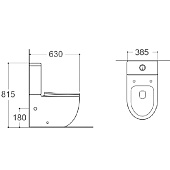 Унитаз напольный Европа безободковый 630х390х825 г/в тонкое сиденье с механизмом плавного закрывания AQ2903-00 Aquatek Унитаз напольный Европа безободковый 630х390х825 г/в тонкое сиденье с механизмом плавного закрывания AQ2903-00 Aquatek