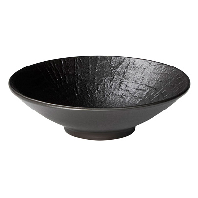  Салатник Magistro Black style, фарфор, чёрный 10630442 