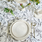  Скатерть (рогожка) 146х220 Доляна Plant leaves 9322528 