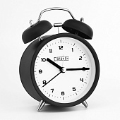 Будильник настольный Классика d=9.8 см черный 3011308 Будильник настольный Классика d=9.8 см черный 3011308