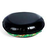 Тюбинг – ватрушка «Пиксели», диаметр чехла 90 см, зелёная, чёрный, Winter Star Тюбинг – ватрушка «Пиксели», диаметр чехла 90 см, зелёная, чёрный, Winter Star