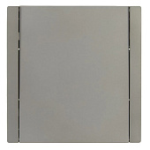 Выключатель встраиваемый 1 клавиша, цвет сталь, IEK FORTE&PIANO Выключатель встраиваемый 1 клавиша, цвет сталь, IEK FORTE&PIANO