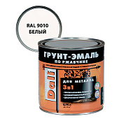 ГРУНТ - ЭМАЛЬ по ржавчине "DALI" белый RAL 9010-0,75л ГРУНТ - ЭМАЛЬ по ржавчине "DALI" белый RAL 9010-0,75л