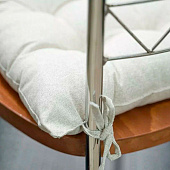 Подушка на стул 40х40 Sonnet Рогожка Рант бежевый Подушка на стул 40х40 Sonnet Рогожка Рант бежевый