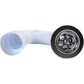 Сифон для мойки WIRQUIN 1 1/2"х40/50 800мм 30717983 Сифон для мойки WIRQUIN 1 1/2"х40/50 800мм 30717983