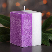 Свеча куб 5х7,5см, "Кристаллический узор", корица 3680556 Свеча куб 5х7,5см, "Кристаллический узор", корица 3680556