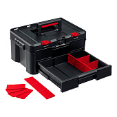 Ящик для инструмента 19”, 481х332х233мм, пластиковый ящик с выдвижными полками, KETER STACKNROLL Ящик для инструмента 19”, 481х332х233мм, пластиковый ящик с выдвижными полками, KETER STACKNROLL