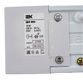 Светильник линейный LED ДБО 4003 18Вт 6500К IP20 опал (600х62х24) /IEK