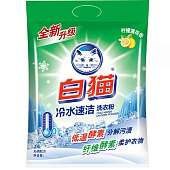 Стиральный порошок универсальный Baimao для стирки в холодной воде пэт пакет 1800гр Гросс Стиральный порошок универсальный Baimao для стирки в холодной воде пэт пакет 1800гр Гросс