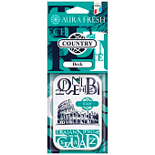 Ароматизатор подвесной картон AURA FRESH COUNTRY Aqua Ароматизатор подвесной картон AURA FRESH COUNTRY Aqua
