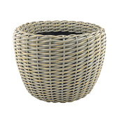 Кашпо ротанг 12,0 л d=260 мм h=260 мм 'Verda Line' Д1892 Кашпо ротанг 12,0 л d=260 мм h=260 мм 'Verda Line' Д1892