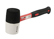 Киянка резиновая 680г, черно-белая резина, фибергласовая рукоятка, Matrix Киянка резиновая 680г, черно-белая резина, фибергласовая рукоятка, Matrix