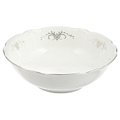  Салатник круглый 16 см Thun Constance, декор "Серый орнамент, отводка платина" БТФ0778 