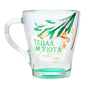  Кружка стеклянная «Тепла», 300 мл 10571006 
