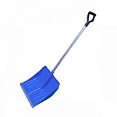  Лопата снеговая Метелица 415х400, алюминиевый черенок 32мм, алюминиевая планка 