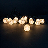 Электрогирлянда уличная Лампочки IP65 (тепл.бел) Funray Электрогирлянда уличная Лампочки IP65 (тепл.бел) Funray