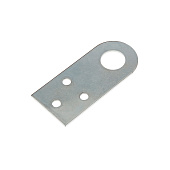 Проушина 90х40 прямая цинк Проушина 90х40 прямая цинк