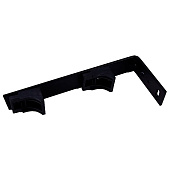  Кронштейн стеновой МОДЕРН двухрядный черный 